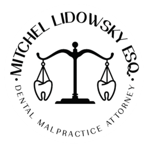 A black and white picture of the logo for mitchel lidowsky, esq.
